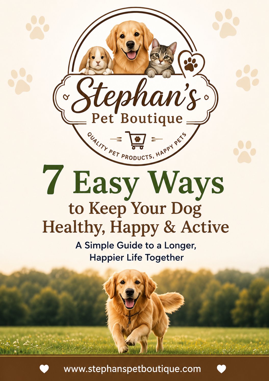 7 Easy Ways to Keep Your Dog Health, Happy & Active